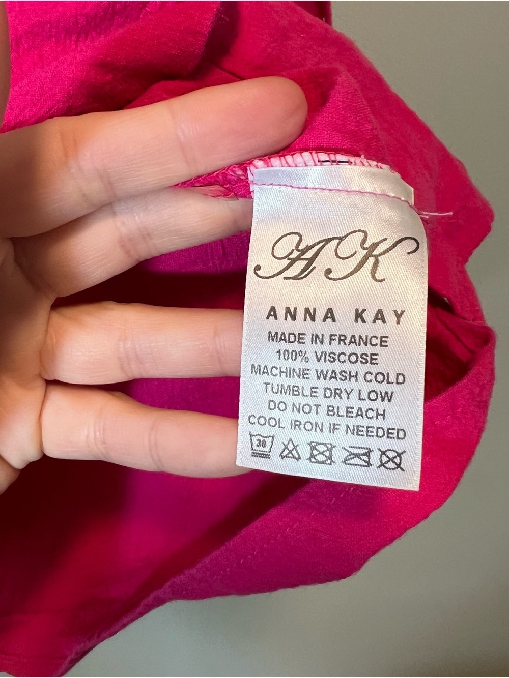 Anna Kay Women’s Pink Collared Embroidered Button Up Long Sleeve Top Large - Picture 7 of 10